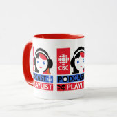 CBC Podcast Playlist Tasse (Vorderseite Links)