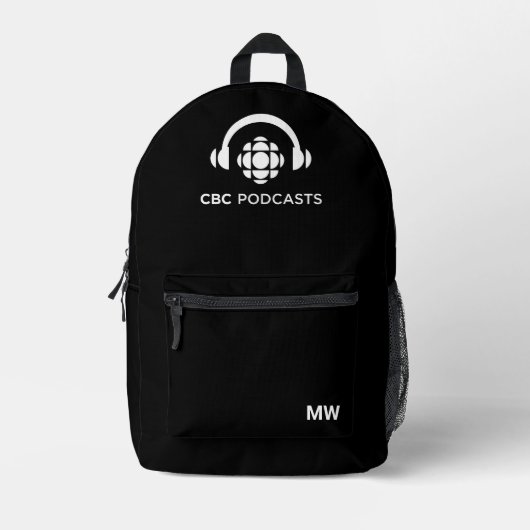 CBC Podcasts Bedruckter Rucksack (Vorderseite)