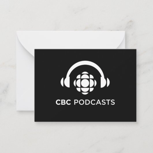 CBC Podcasts Mitteilungskarte (Vorderseite)