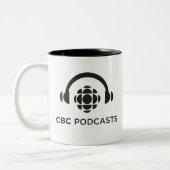 CBC Podcasts Zweifarbige Tasse (Links)