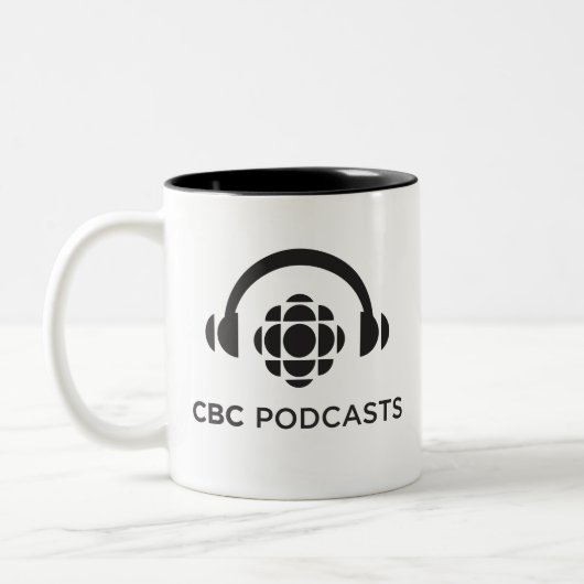 CBC Podcasts Zweifarbige Tasse (Links)