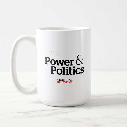 CBC Power & Politik Kaffeetasse (Links)