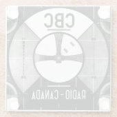 CBC-Prüfmuster Glasuntersetzer (Rückseite)