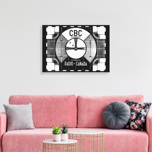 CBC-Prüfmuster Leinwanddruck (Insitu (Wohnzimmer))