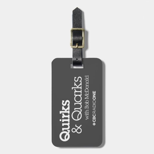 CBC Quirks & Quarks Gepäckanhänger (Vorderseite vertikal)