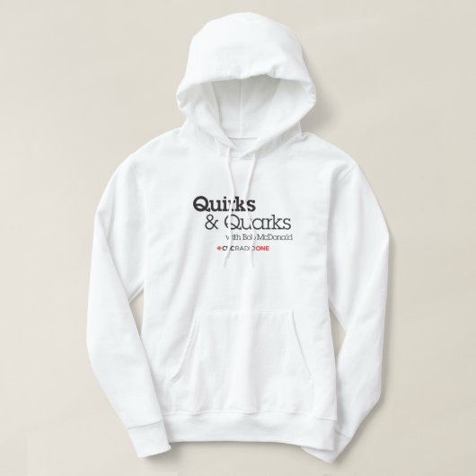 CBC Quirks & Quarks Hoodie (Design vorne)