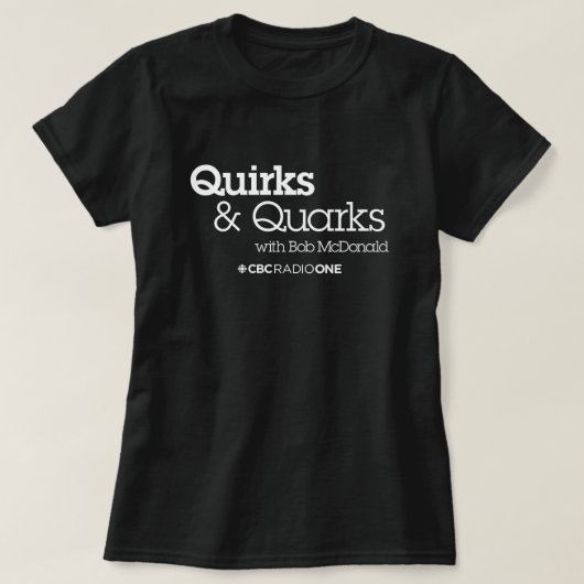 CBC Quirks & Quarks T-Shirt (Design vorne)