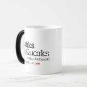 CBC Quirks & Quarks Verwandlungstasse (Vorderseite Links)