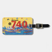 CBC Radio 740 - 1980 Promo-Grafik Gepäckanhänger (Vorderseite horizontal)