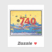 CBC Radio 740 Aufkleber (Blatt)