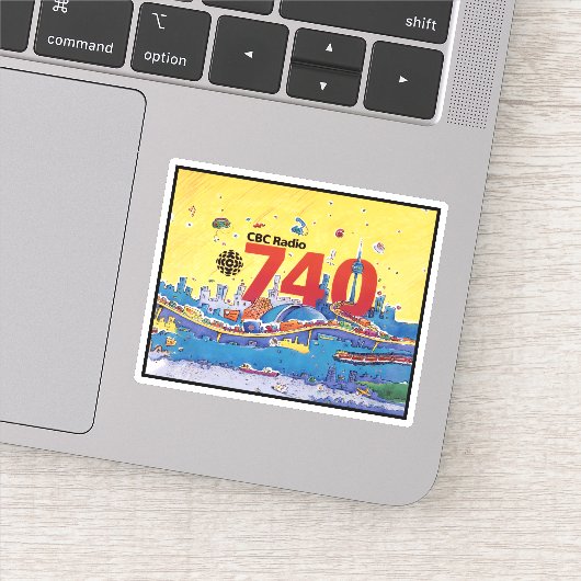 CBC Radio 740 Aufkleber (Detail)