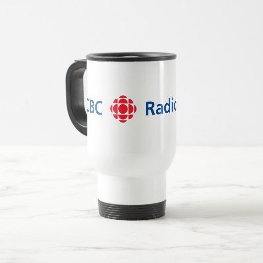 CBC/Radio-Canada-Logo Reisebecher (Vorderseite Links)