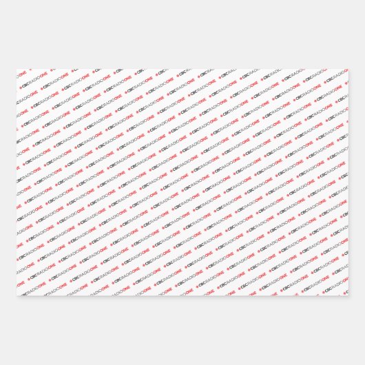 CBC Radio One Geschenkpapier Set (Vorderseite 2)