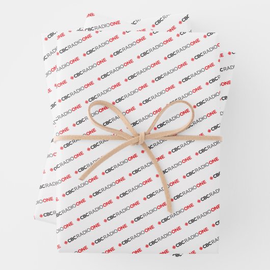 CBC Radio One Geschenkpapier Set (Beispiel)