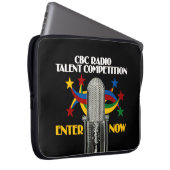 CBC Radio Talent Competition - promo Laptopschutzhülle (Vorne Rechts)