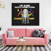 CBC Radio Talent Competition - promo Leinwanddruck (Insitu (Wohnzimmer))