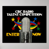 CBC Radio Talent Competition - promo Poster (Vorne)