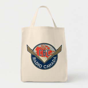 CBC Retro 1940er Logos Lebensmittelgeschäft Tasche