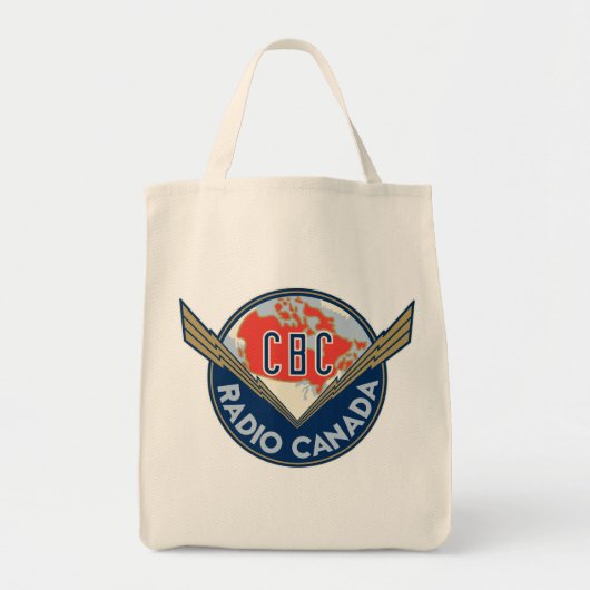CBC Retro 1940er Logos Lebensmittelgeschäft Tasche (Vorne)