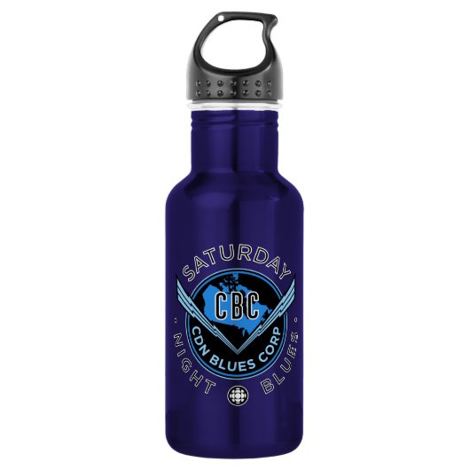 CBC Saturday Night Blues Edelstahlflasche (Vorderseite)
