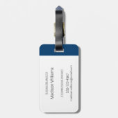 CBC Saturday Night Blues Gepäckanhänger (Rückseite vertikal)