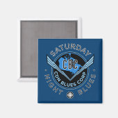 CBC Saturday Night Blues Magnet (Vorderseite/Rückseite)