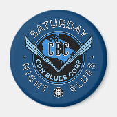 CBC Saturday Night Blues Magnet (Vorne)