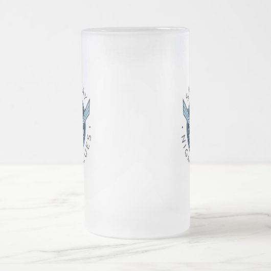 CBC Saturday Night Blues Mattglas Bierglas (Mittel)