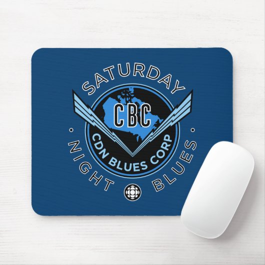 CBC Saturday Night Blues Mousepad (Mit Mouse)