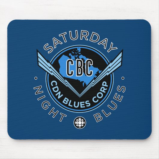 CBC Saturday Night Blues Mousepad (Vorne)