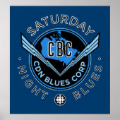 CBC Saturday Night Blues Poster (Vorne)