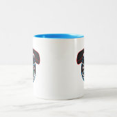 CBC so wie es passiert Zweifarbige Tasse (Mittel)