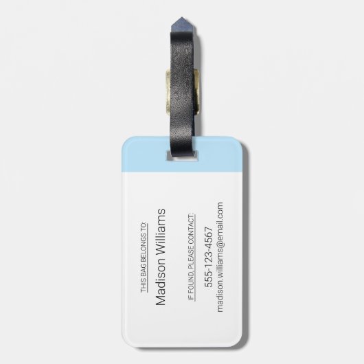 CBC Sommerwoche Gepäckanhänger (Rückseite vertikal)