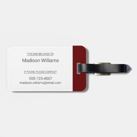 CBC Spark Gepäckanhänger (Rückseite horizontal)