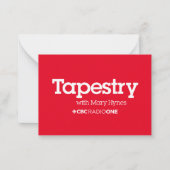 CBC Tapestry Mitteilungskarte (Vorderseite)