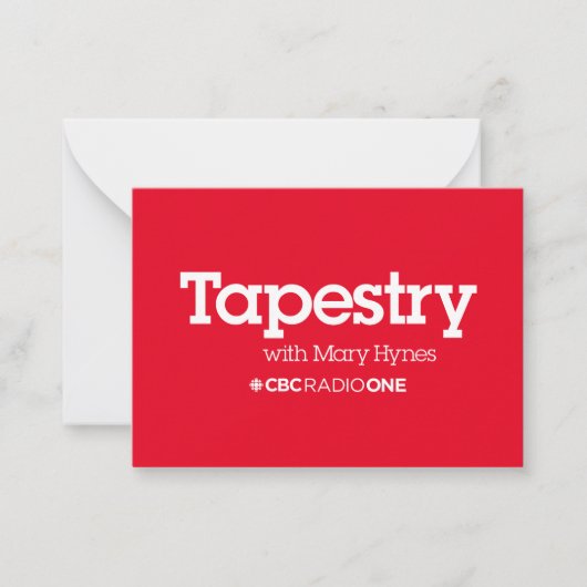 CBC Tapestry Mitteilungskarte (Vorderseite)