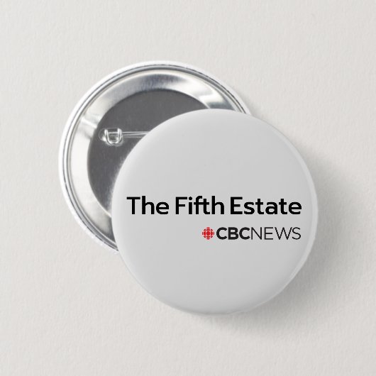 CBC The Fifth Estate Button (Vorne & Hinten)