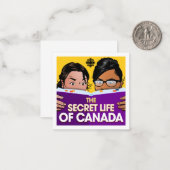 CBC The Secret Life of Canada Mitteilungskarte (Vorderseite/Rückseite Beispiel)