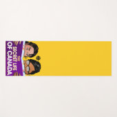 CBC The Secret Life of Canada Yogamatte (Vorderseite (Horizontal))
