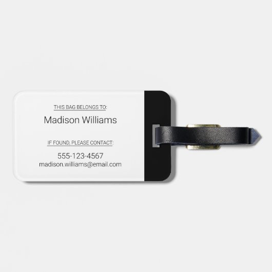 CBC TV Alt-Logo Gepäckanhänger (Rückseite horizontal)