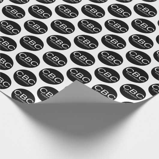 CBC TV Alt-Logo Geschenkpapier (Ecke)