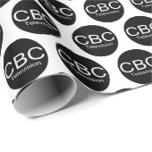 CBC TV Alt-Logo Geschenkpapier (Rolleneckpunkt)
