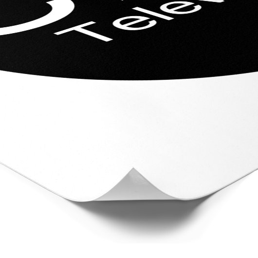 CBC TV Alt-Logo Poster (Ecke)