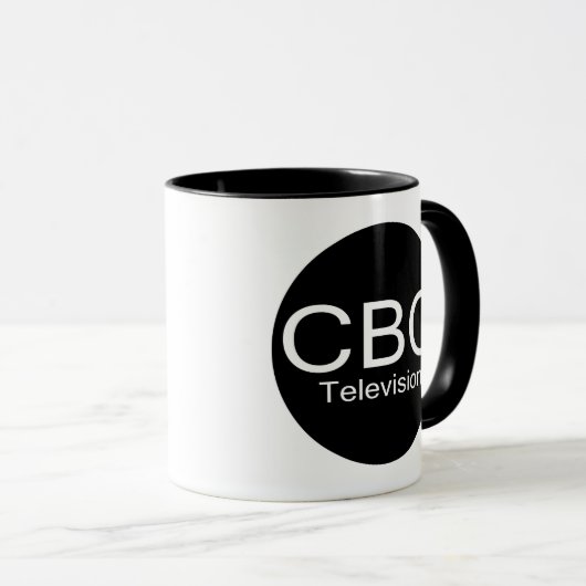 CBC TV Alt-Logo Tasse (VorderseiteRechts)