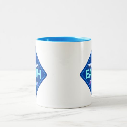 CBC - Was auf Erden Zweifarbige Tasse (Mittel)