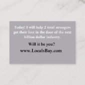 CBD 2 mit Seiten versehen Visitenkarte (Rückseite)