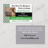 CBD 2 mit Seiten versehen Visitenkarte (Vorne/Hinten)