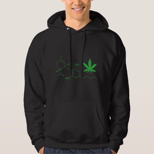 CBD-Chemische Struktur Hoodie (Vorderseite)