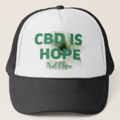 CBD ist Hoffnung Truckerkappe (Vorderseite)
