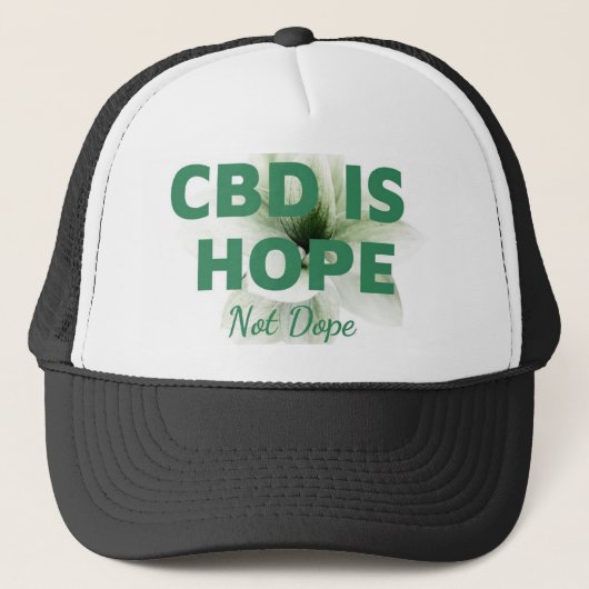 CBD ist Hoffnung Truckerkappe (Vorderseite)